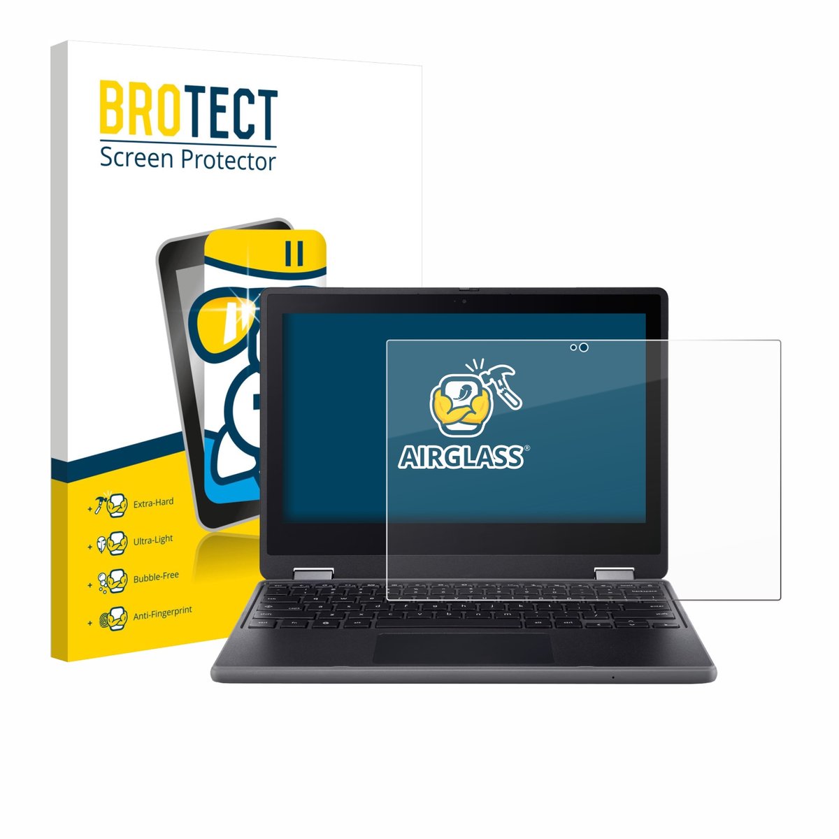 Screenprotector voor Acer Chromebook Spin 511 R757TN Beschermglas transparant