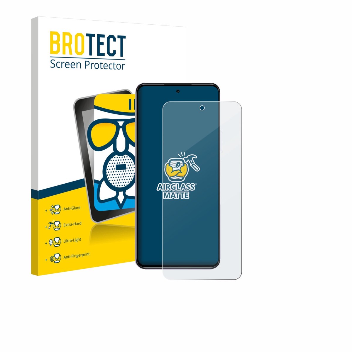 BROTECT - Screenprotector voor realme P4x - Folie Beschermfolie Beschermglas matte
