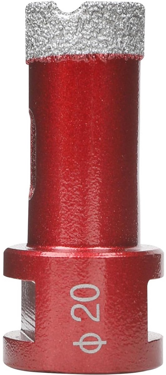 Diamant Tegelboor 20mm Vacuüm Gesoldeerd voor Nat en Droog Boren in Tegels, Graniet en Glas - M14 Draad