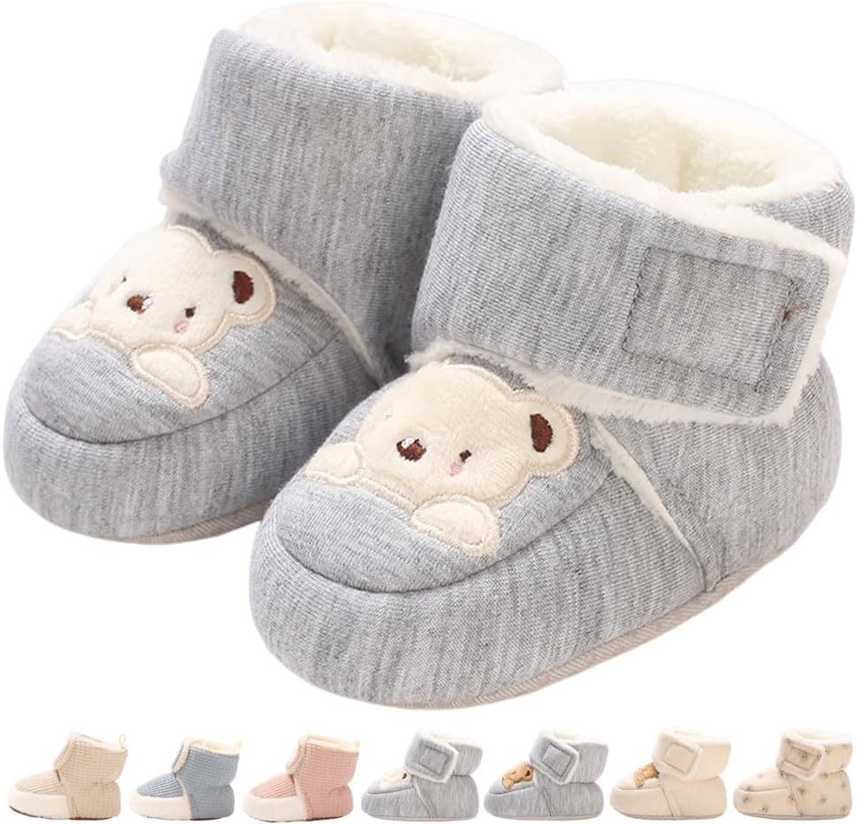 Warme babyschoenen met antislipzool voor pasgeboren voetjes