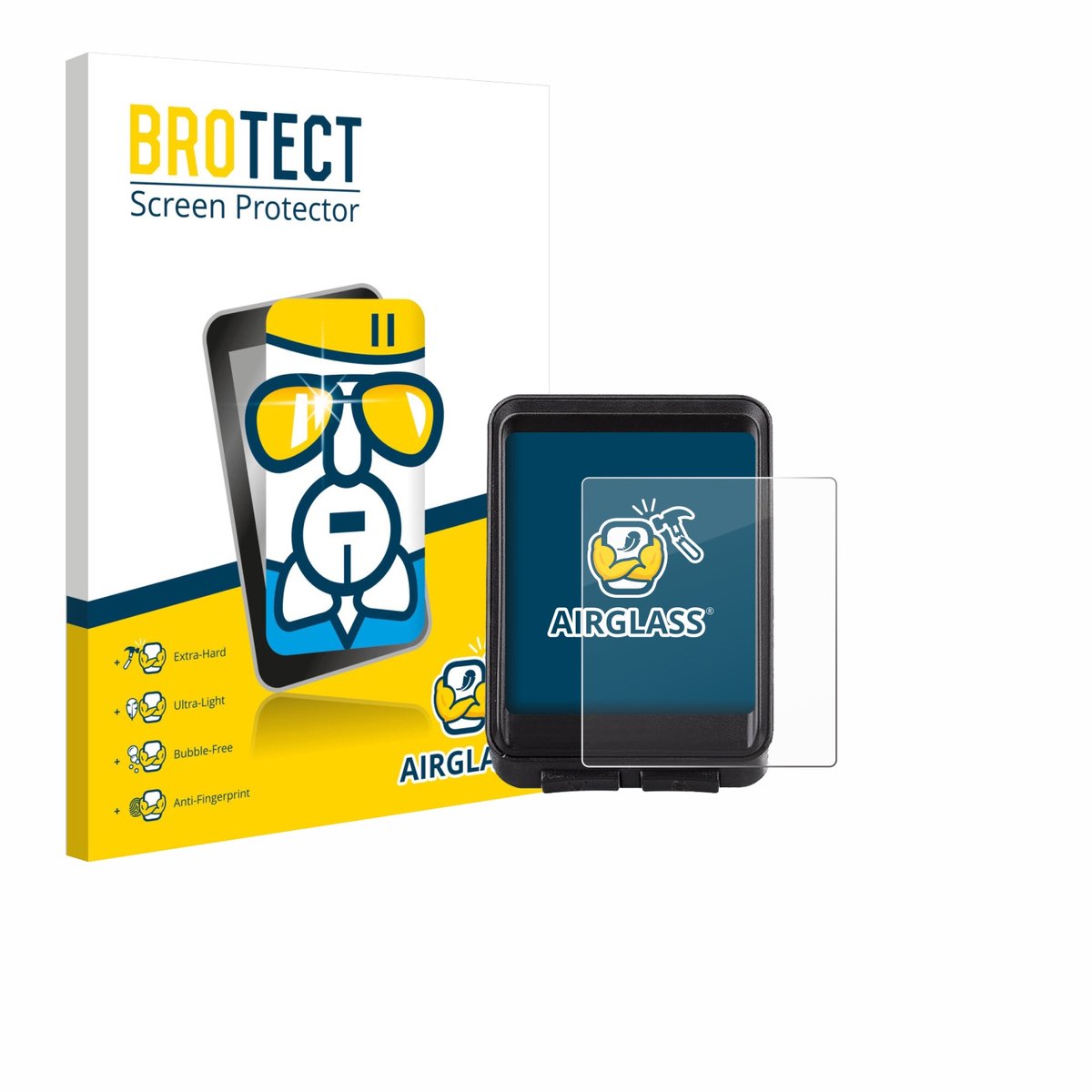Screenprotector voor BOOTEEK Bike Computer Beschermglas transparant