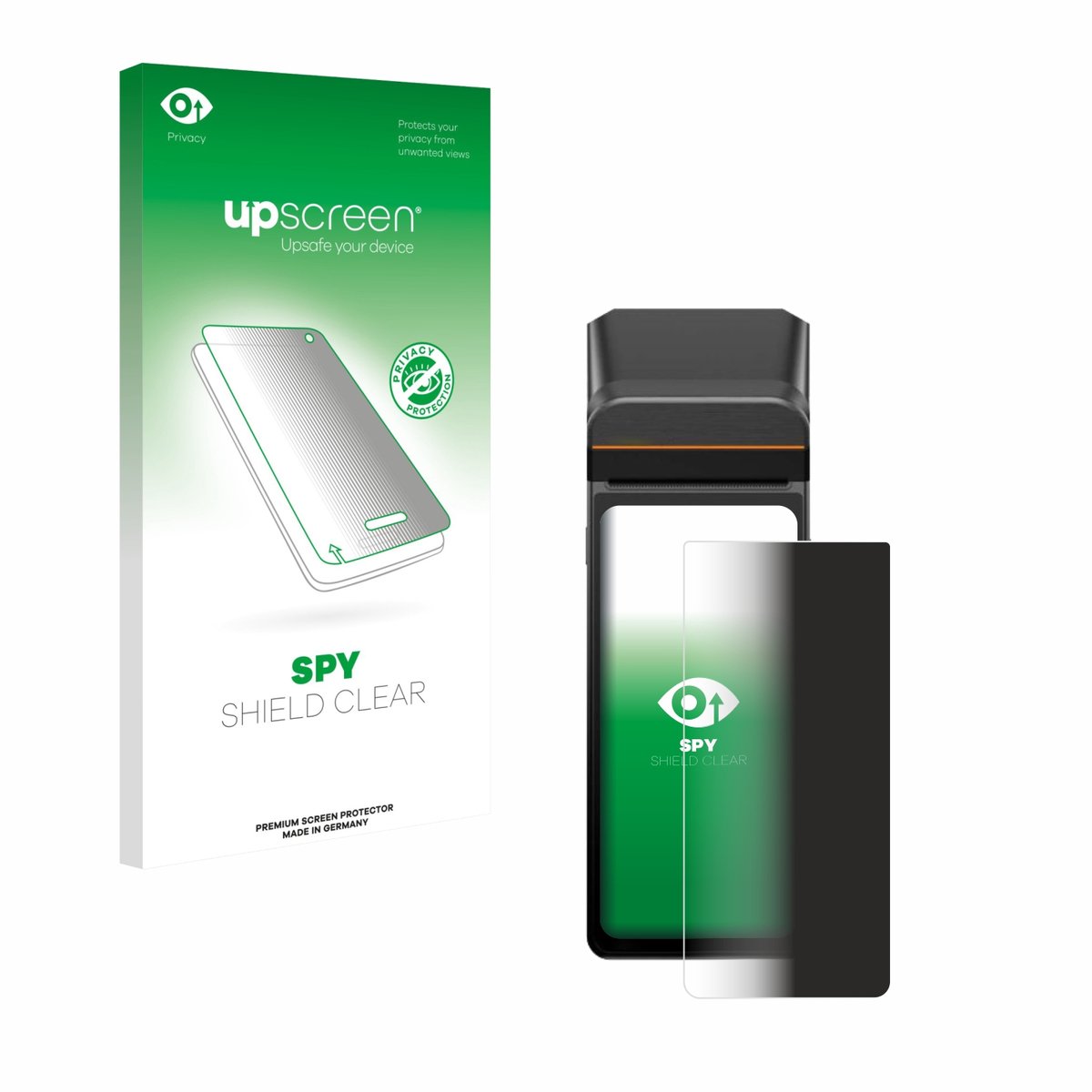 upscreen - privacy screenprotector voor Sunmi V3H - Folie Beschermfolie Blauwlichtfilter