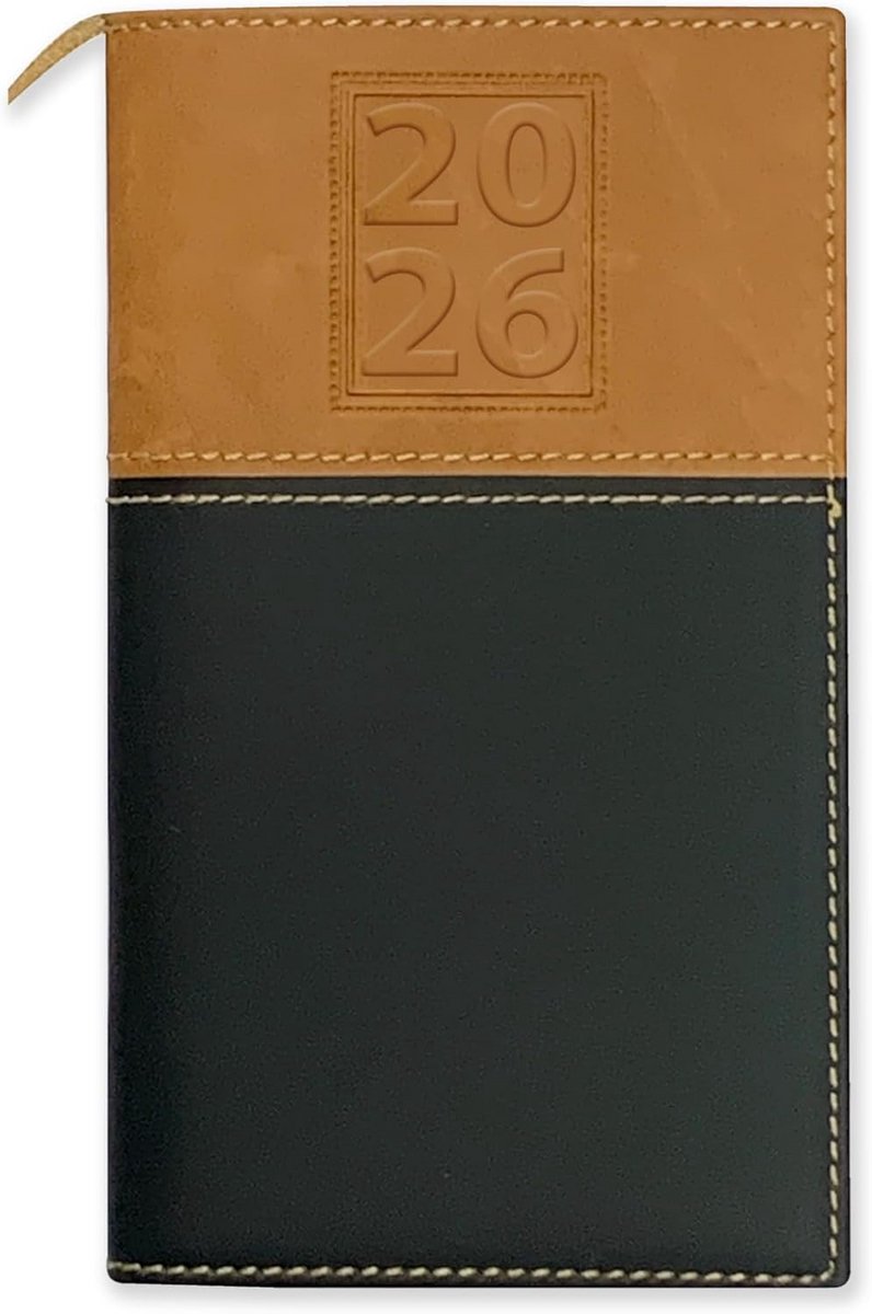 Wekelijkse Pocket Agenda 2026 - Compacte Planner en Organizer met Notitieblok