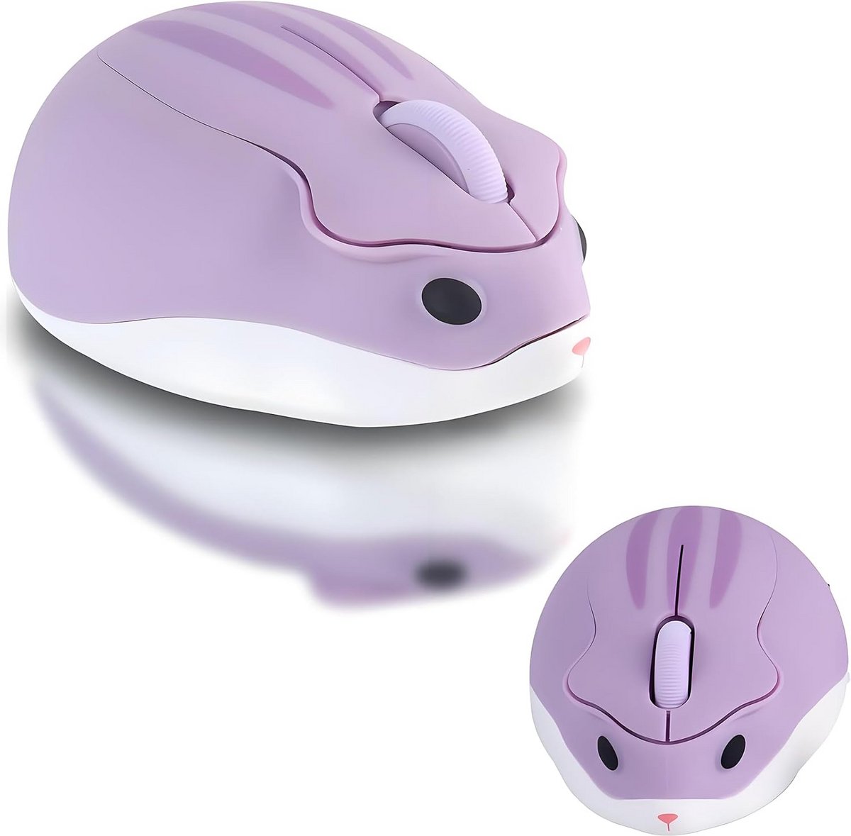 Draadloze muis hamster vorm 2.4GHz 1600 DPI