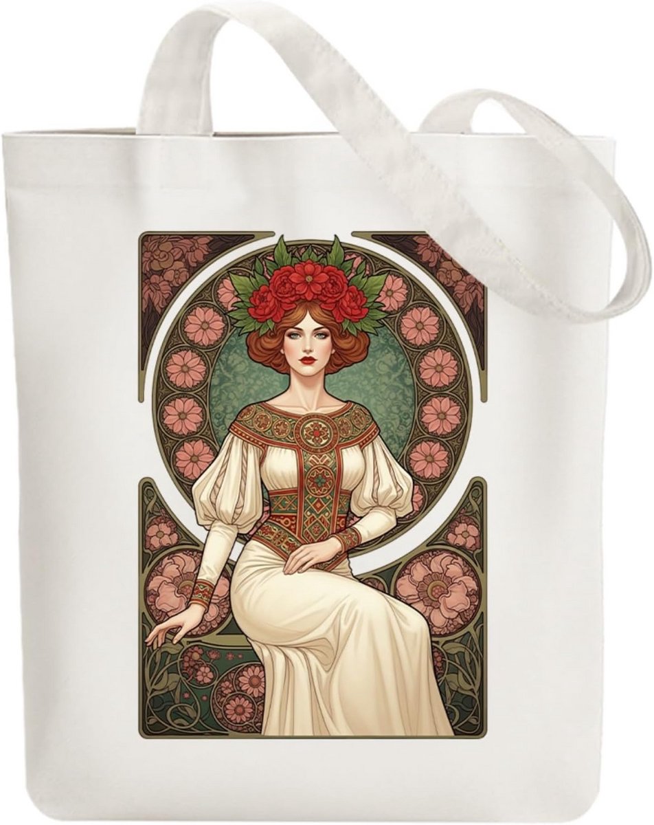 Katoenen Canvas Tote Bag met Rits – Herbruikbare Draagtassen voor Werk, Winkelen & Reizen