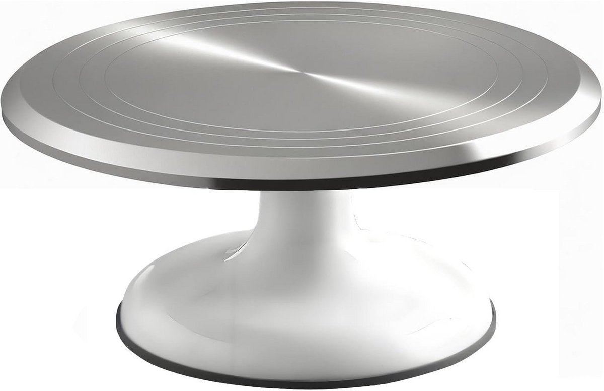 Aluminium Cake Plate 30,5 cm Draaibaar Decoratie Set voor Taarten Cupcakes