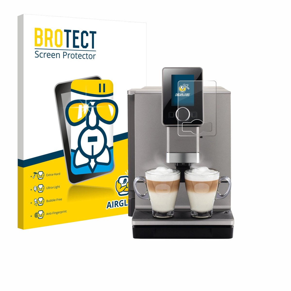 Screenprotector voor Nivona NICR 930 CafeRomatica Beschermglas transparant