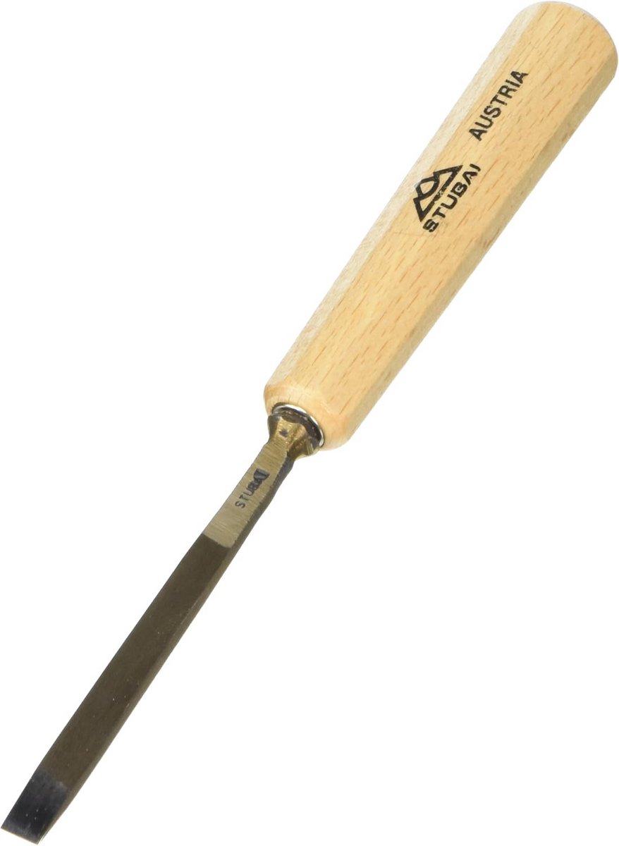 Houtsnijbeitel Set - Houtsnijgereedschap met Houtensteel - 7mm
