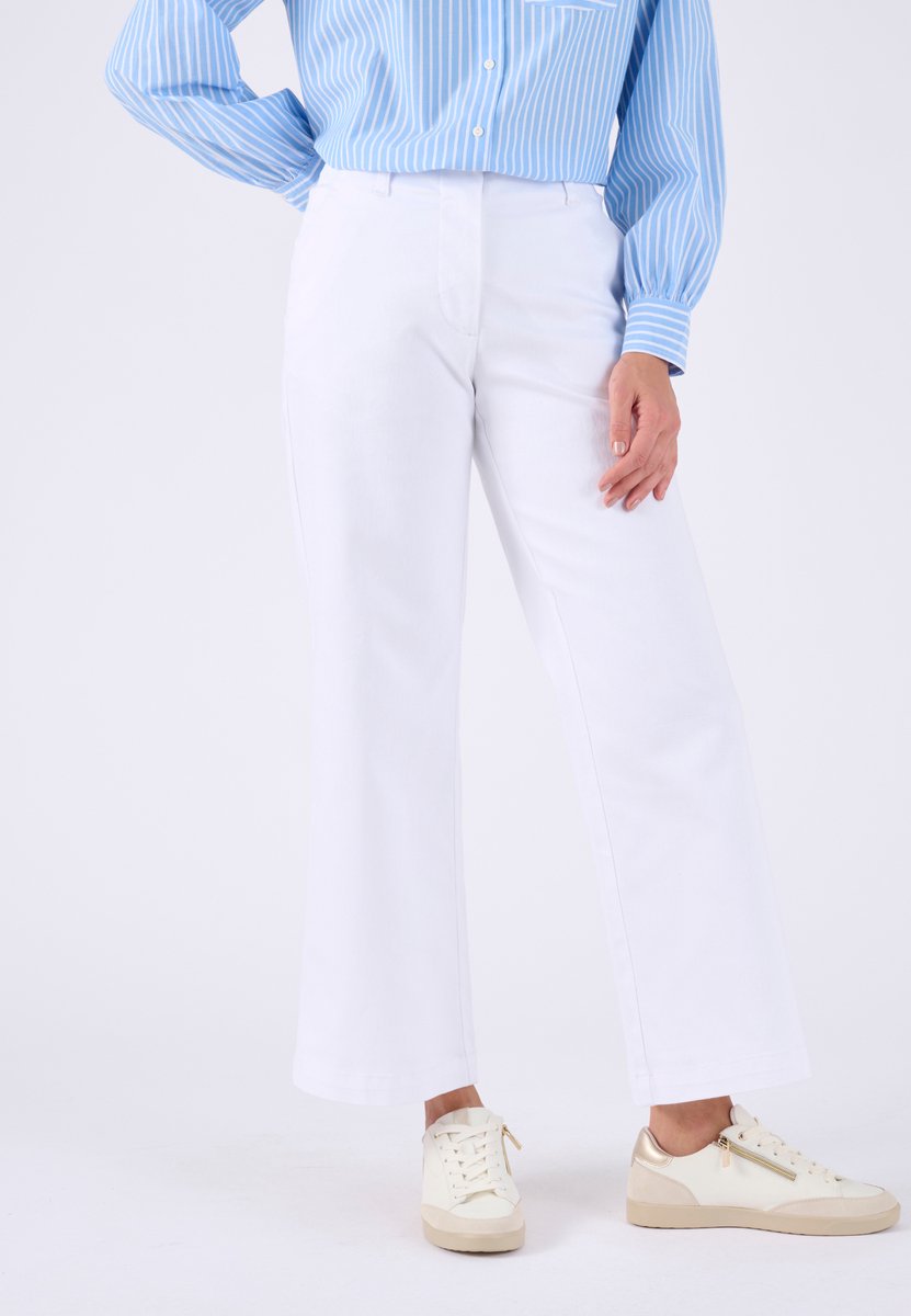 Damart - Broek wijd 7/8e - Dames - Wit - 52