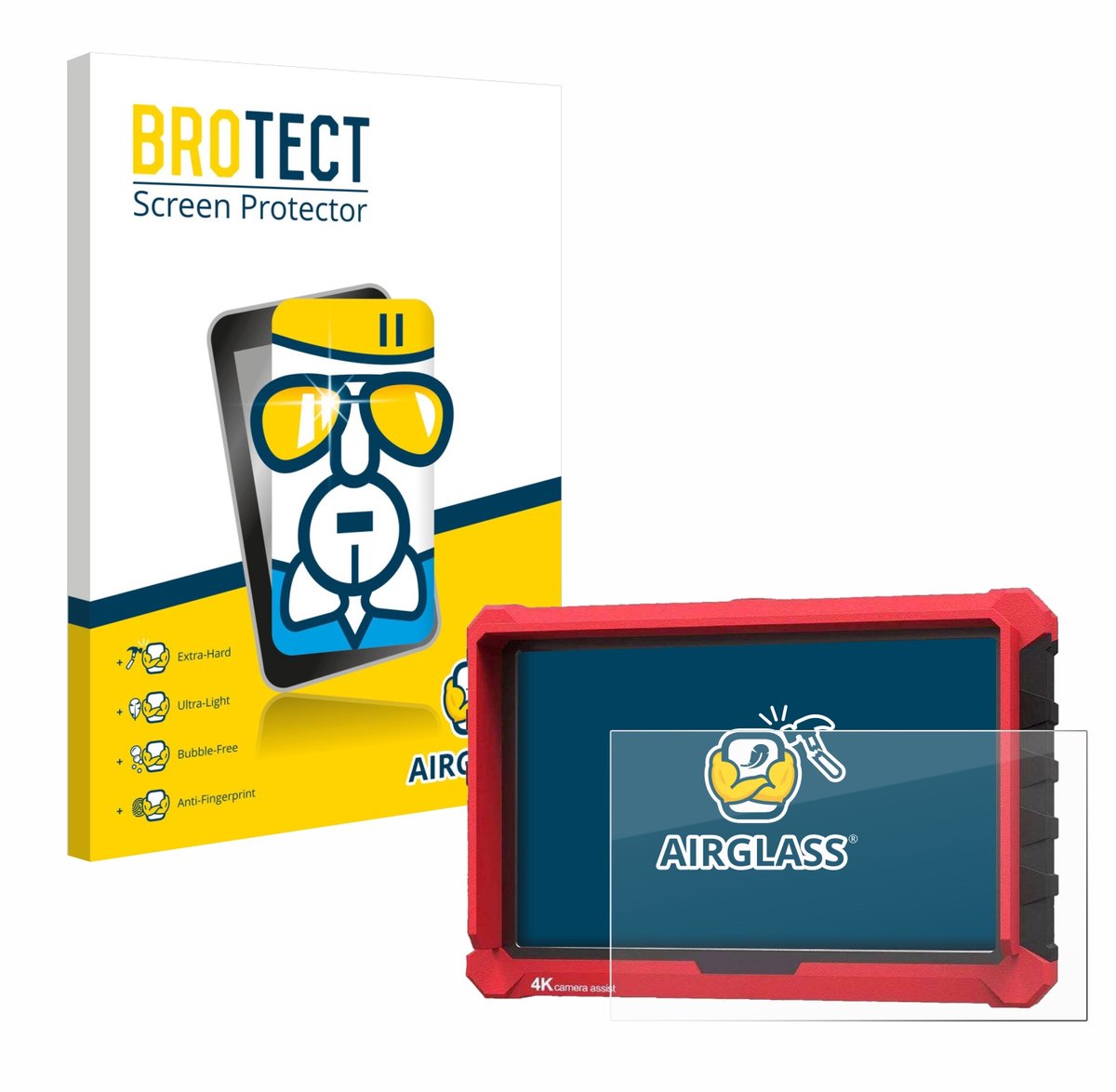 Screenprotector voor Lilliput A7s 7" Beschermglas transparant