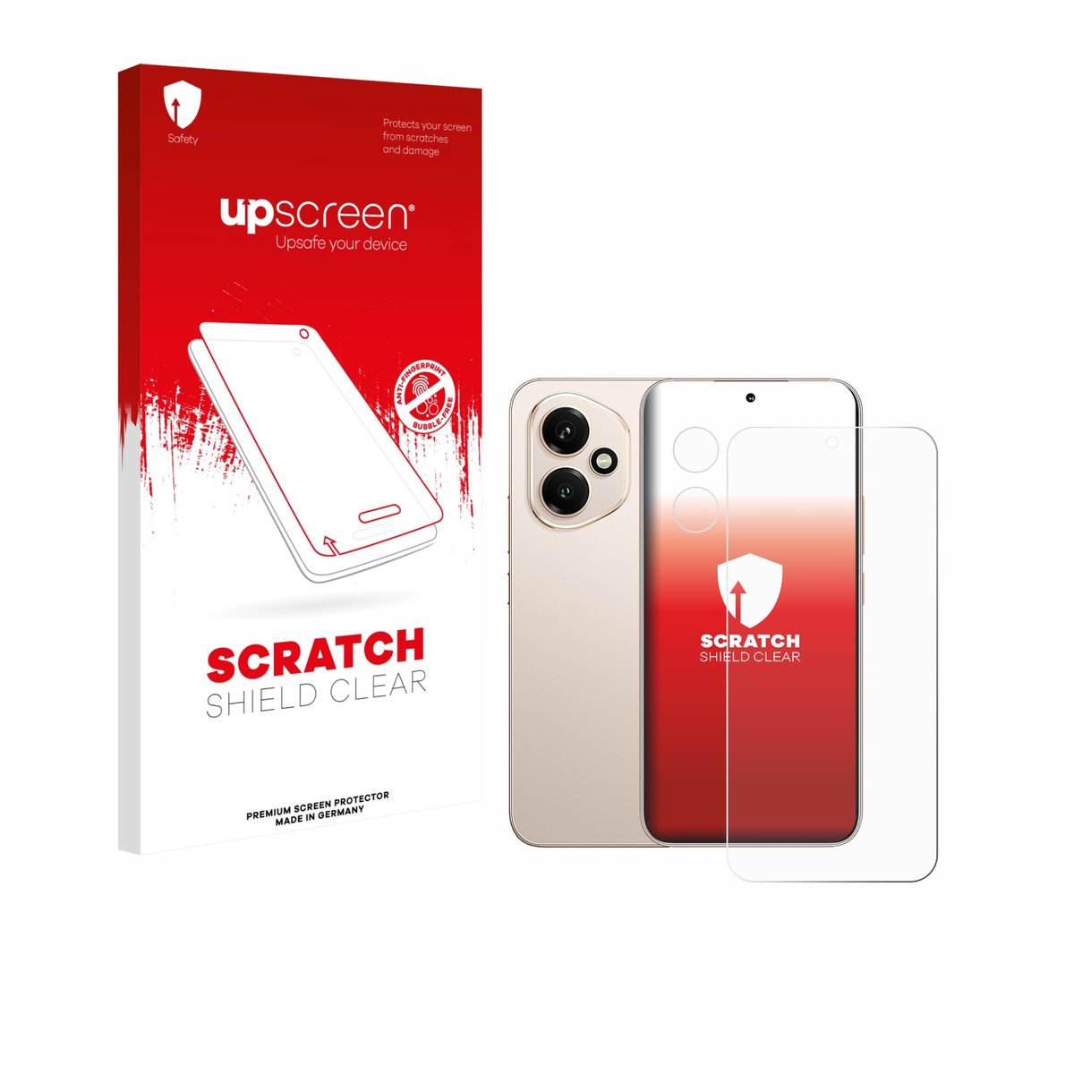 upscreen - Screenprotector voor Honor 400 (Voor+Camera) - Folie Beschermfolie transparant