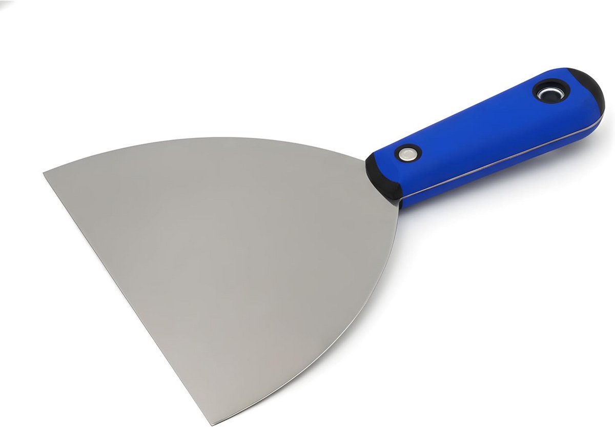 Spatel 150 mm met 2-componenten handvat - gepolijst roestvrijstalen blad