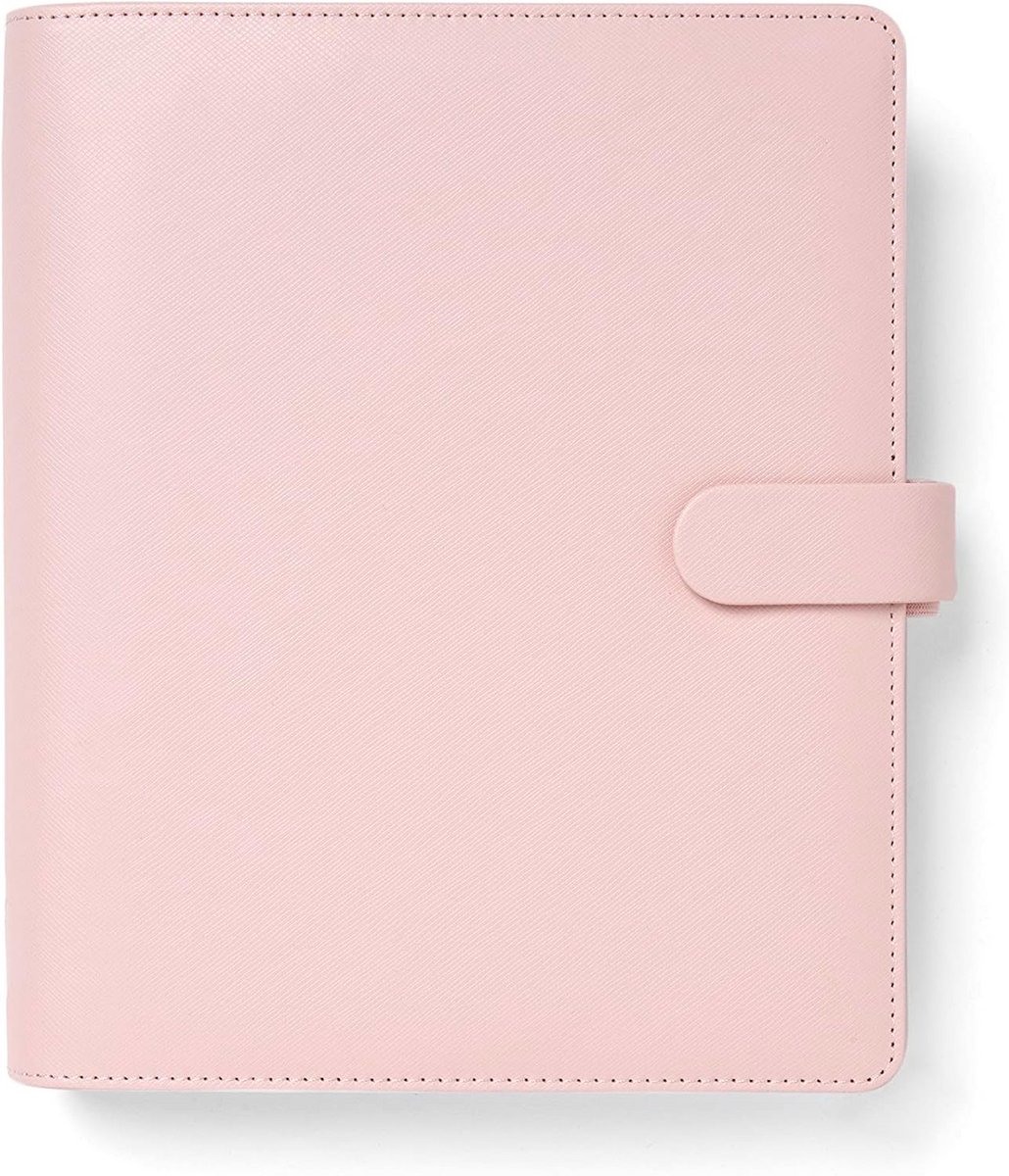 A5 Organizer met Suède-look Cover en Jaarplanner 2025 - Blush Roze