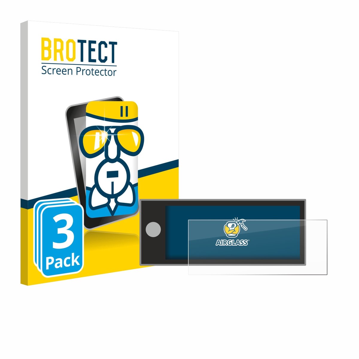 Screenprotector 3 Stuks voor Peugeot Expert 2025 Beschermglas transparant