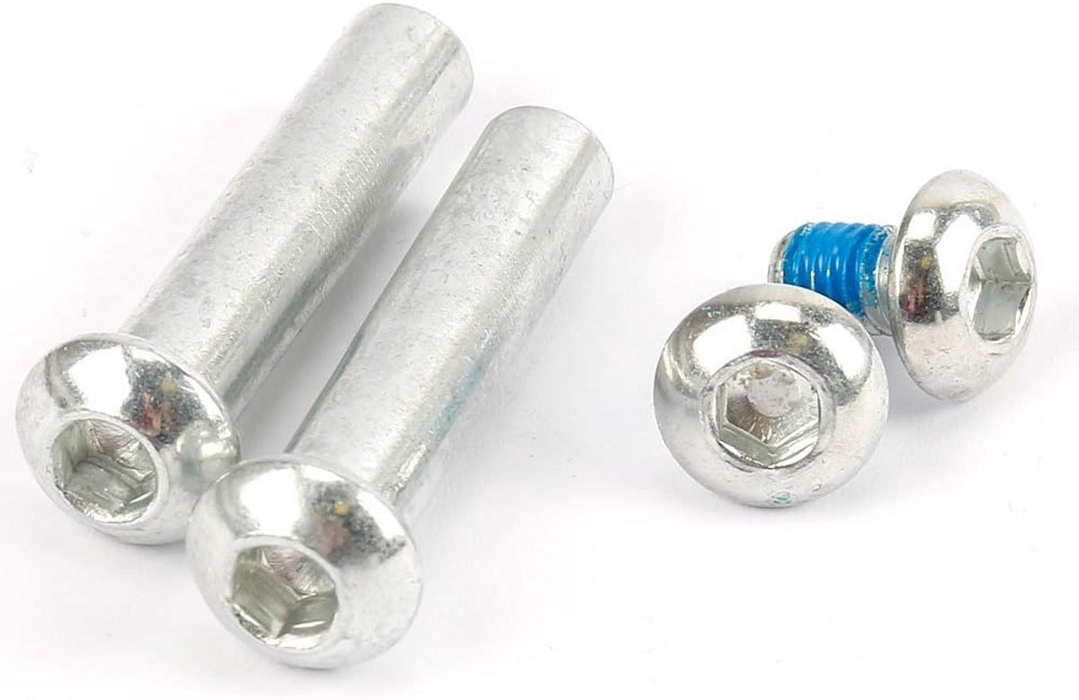 2x Aluminium Assen Reserveonderdeel voor Waveboard Wielen