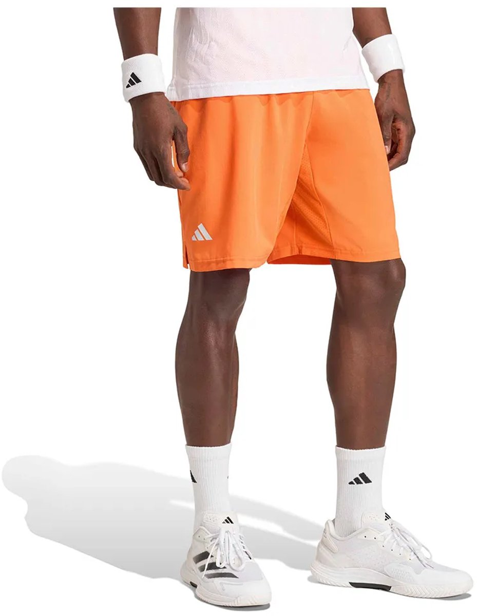 Adidas Club Tennis Climacool Stretch Woven 7´´ Korte Broek Man Oranje