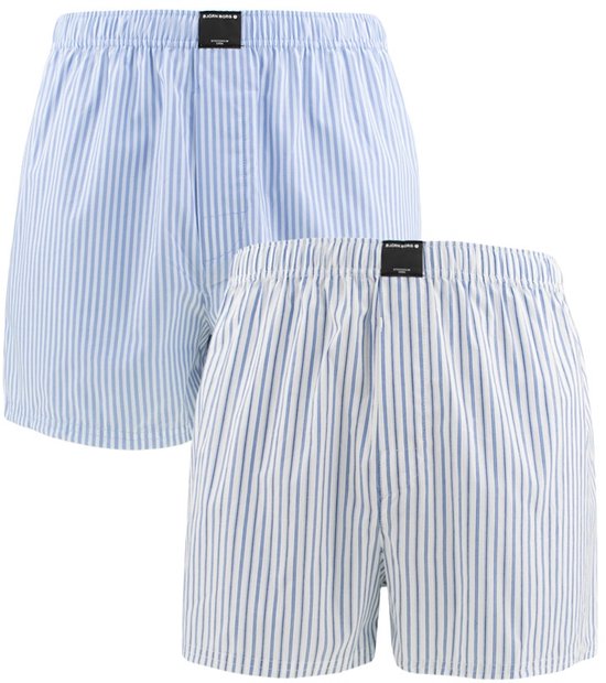 WE Fashion wijde boxershort blauw