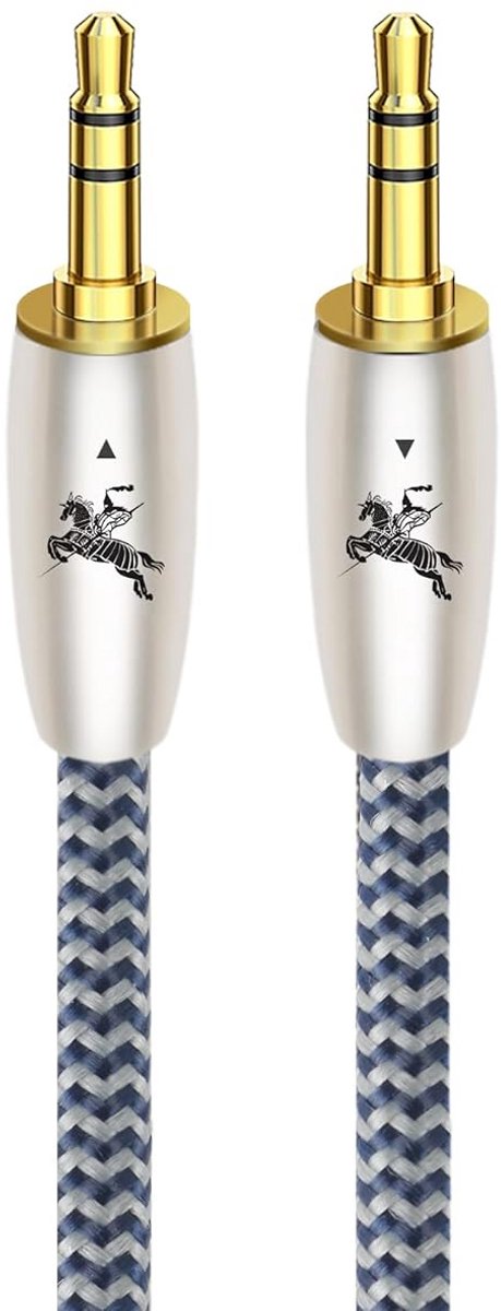 Hoogwaardige AUX Kabel 3.5mm Jack naar Jack Audio voor Stereo, Laptop en Smartphone - 1 Meter