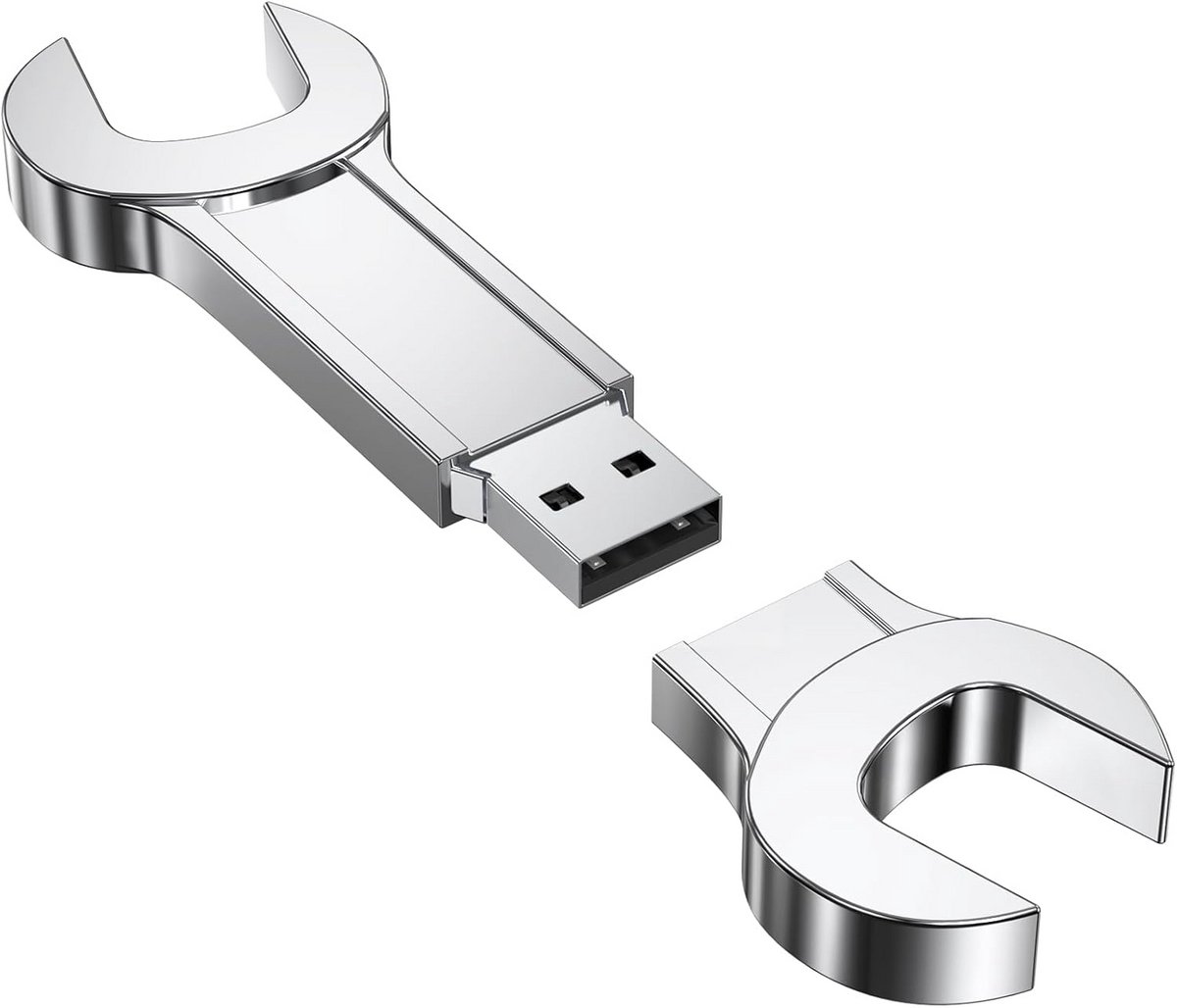 USB-stick Sleutelontwerp 16 GB - Metalen Geheugenstick USB 2.0