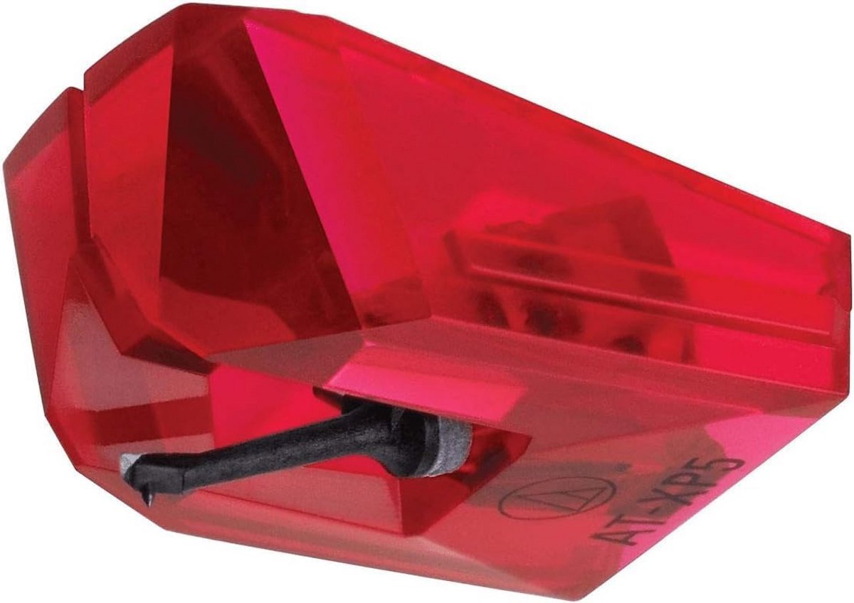 Vervangende Naald voor DJ Plattenspeler, Elliptische Stylus Rood