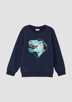 s.Oliver - male - Sweatshirt met omkeerbare pailletten met een gezellige binnenkant