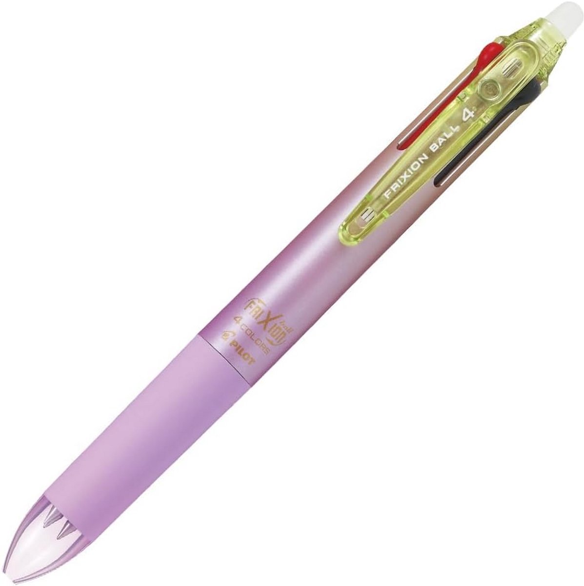 Frixion Ball 4 Navulbare Gelpen 4 Kleuren in Eén, Ultra Fijn 0.38mm
