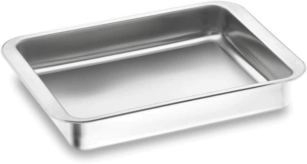 Oven Rooster Set RVS 18/10 voor Grillen en Braden 30x21 cm