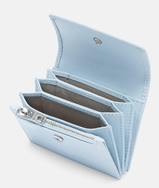 LIEBESKIND BERLIN Cuir Porte-monnaie Soft Nappa Akkordeon Wallet Iceberg Bleu clair