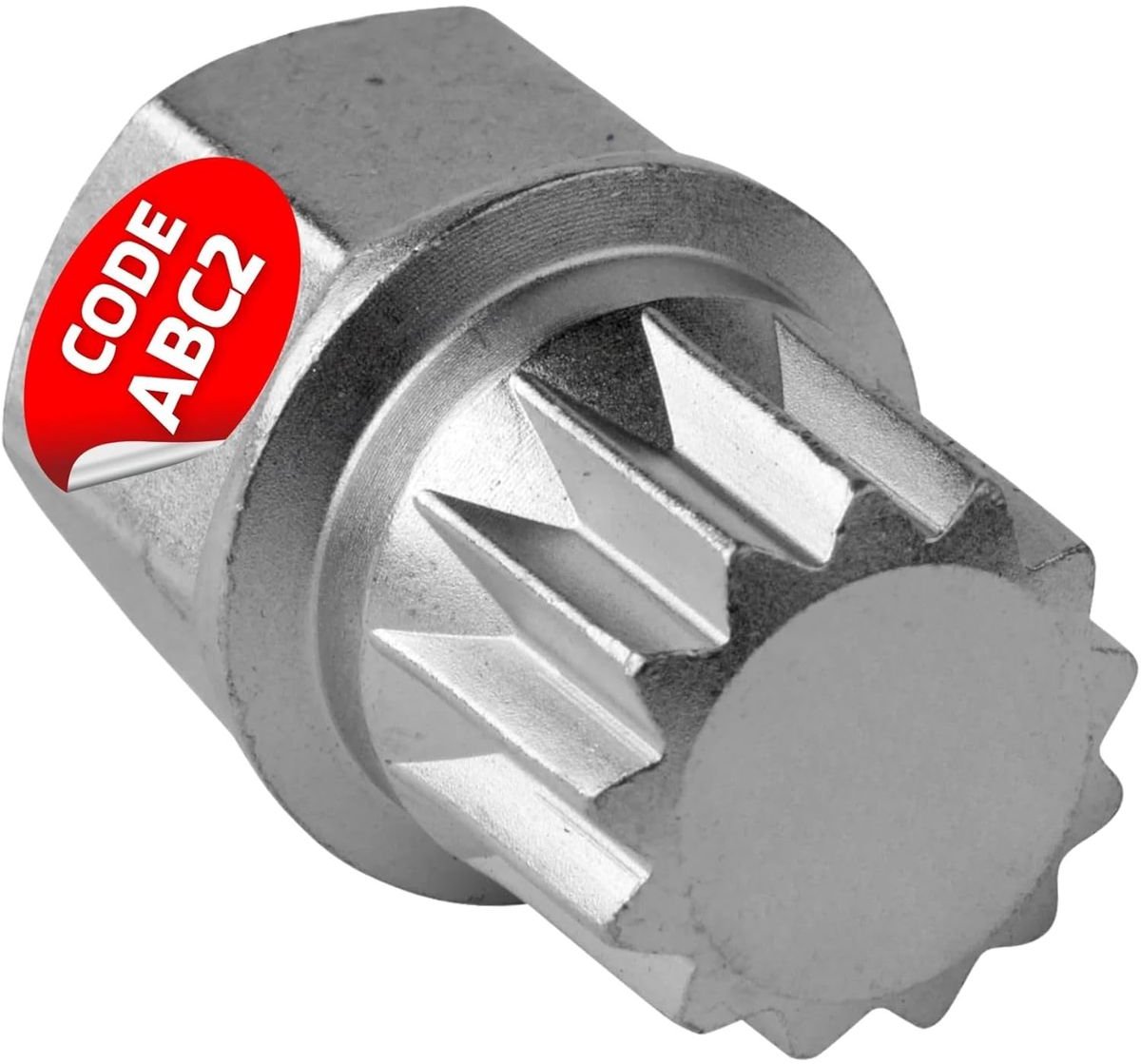 SW-Stahl 02382L-15 Wielslotadapter ABC2 | Geschikt voor VW | Gereedschap voor het verwijderen van wielsloten | Wielslotverwijderaar | Wielslotsleutel