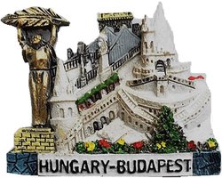 3D Koelkastmagneet Hongarije Boedapest Souvenir Decoratie