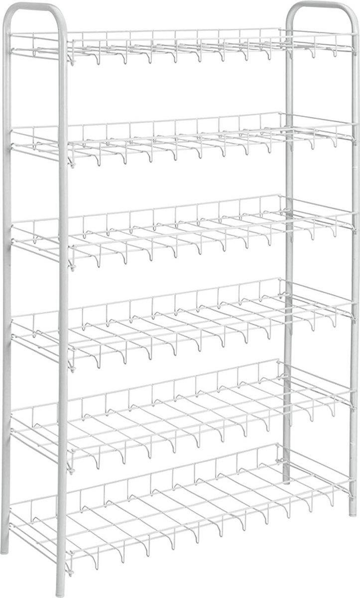 Uitbreidbaar Schoenenrek Wit voor Garderobe Gangkast