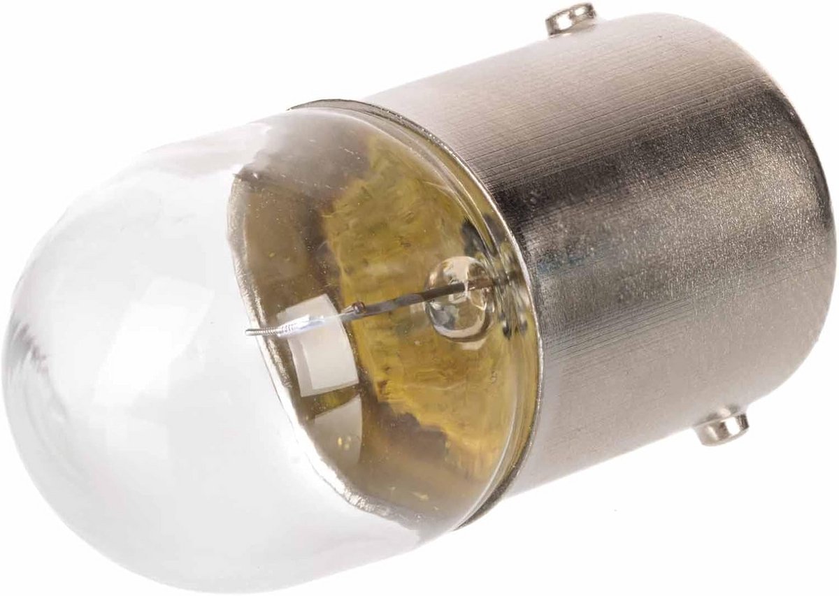 6V 5W BA15s Kogellamp voor Achterlicht - Universele Motorfiets Verlichting