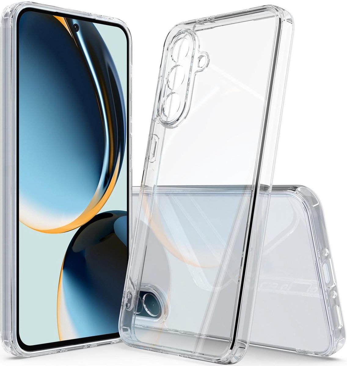 Hoesje geschikt voor Samsung Galaxy A17 - Phonesta Scratchproof Back Cover - Transparant