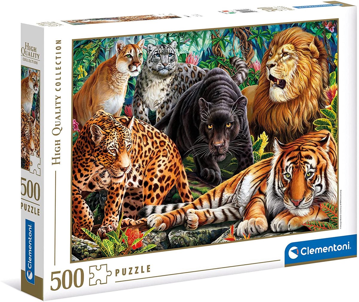 Wilde katten 500 stukjes