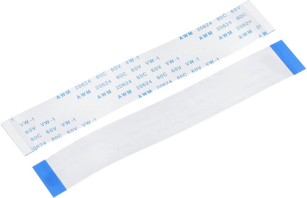 FFC Platte Flexibele Kabel 30 Pins, 0.5mm Pitch, 100mm Lang (Type A) voor LCD en Camera