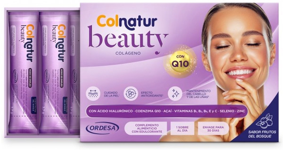 Colnatur schoonheidscollageen 30 zakjes|Colnatur beauty collagen 30 packets|Collagène de beauté Colnatur 30 sachets