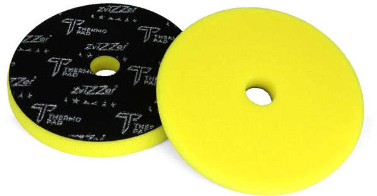 ZviZZer Thermo Trapez Soft Yellow 160mm Polijstpad