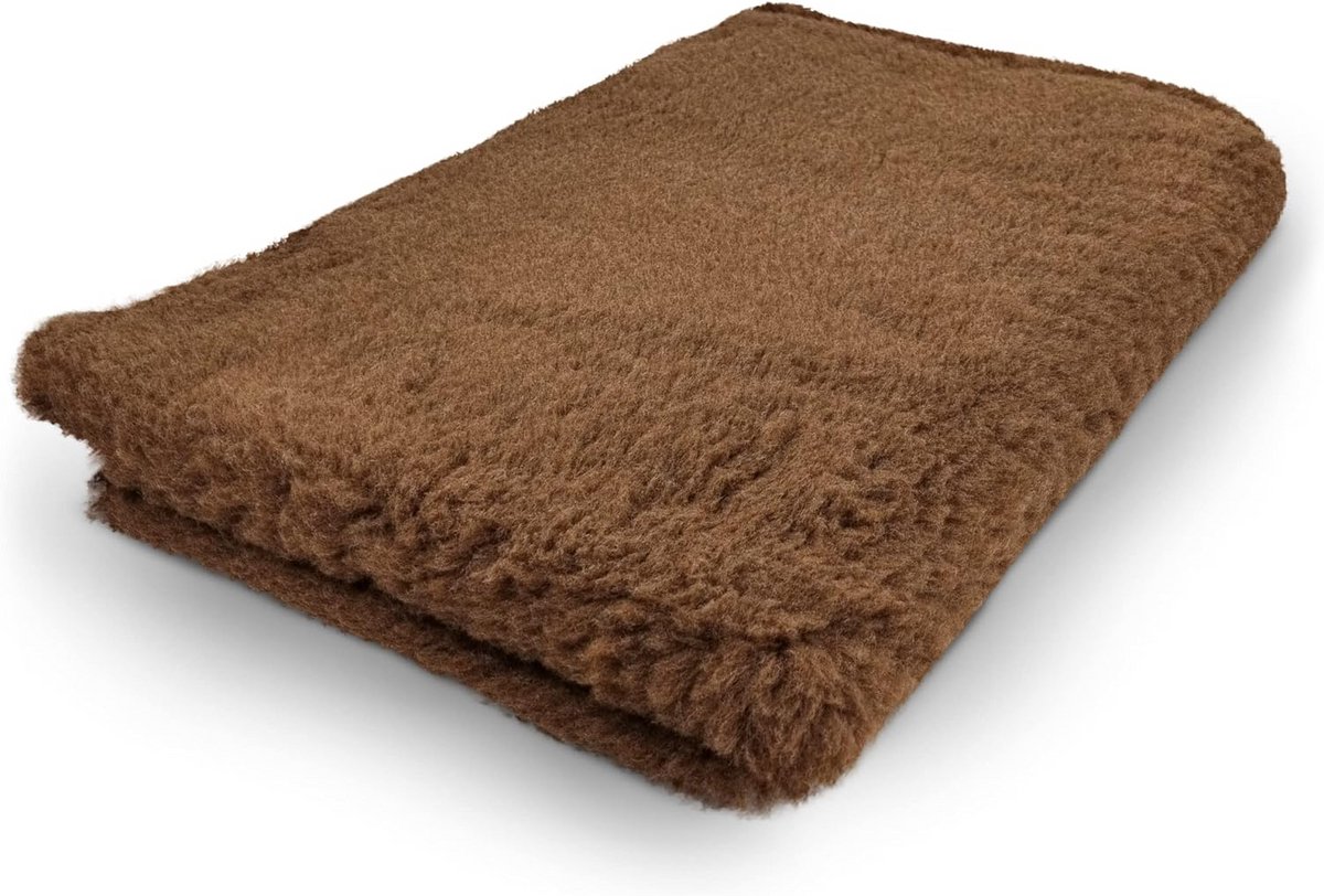 Hondenmat - Vetbed Antislip - Huisdier Comfort - Neemt Geen Vocht Op - 100 x 75 cm - Bruin
