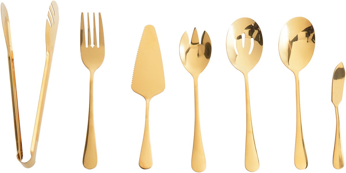 ZITI - Bestekset 7-delig - Goud - RVS