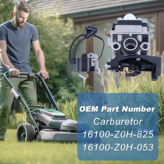 Carburateur Bougie Reparatiekit Inclusief Brandstofleiding en Afdichtingen voor Honda GX25 HHT25S FG110 Motor — afbeelding 5
