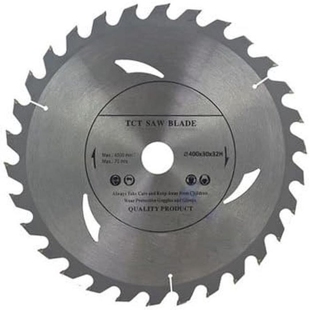 Cirkelzaagblad 400mm x 32mm met 30 Tanden voor Hout en Plaatmaterialen