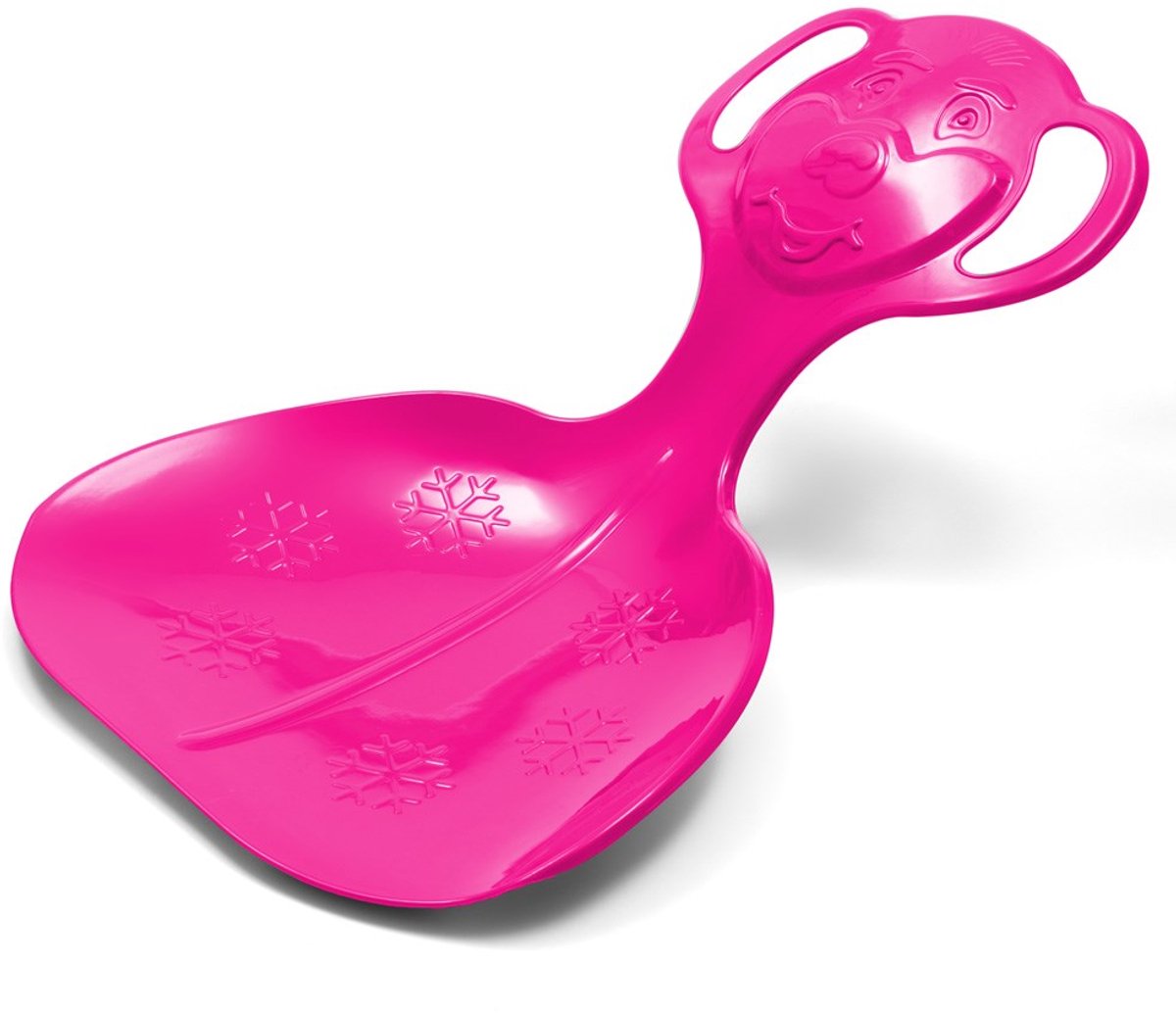 Baby Mix - Slee - Kunststof slede roze one size - Sneeuwslee - Kind - Speelgoed - Buitenspeelgoed - Winter