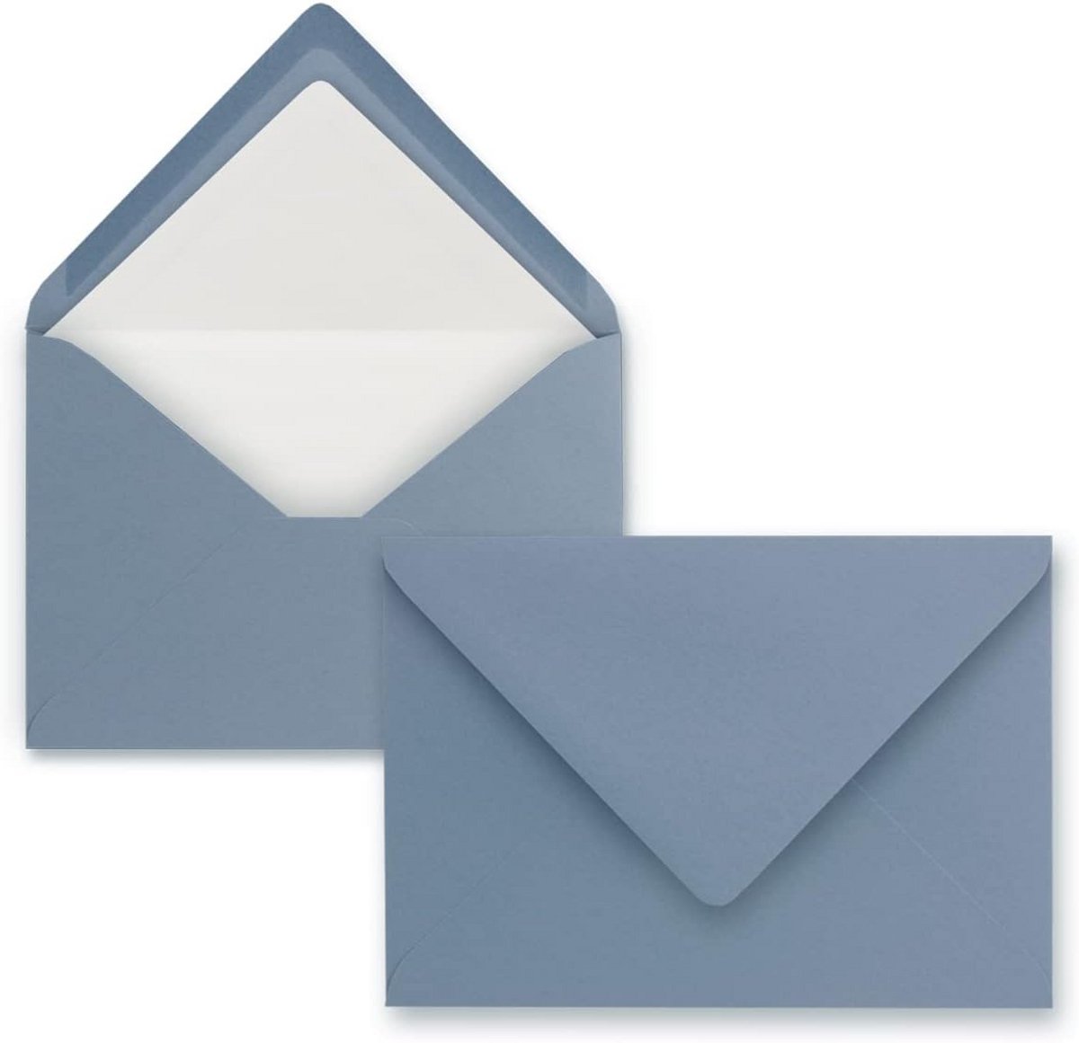 150 C6 Enveloppen Grijsblauw Gevoerd - 114 x 162 mm - 100 g/m²