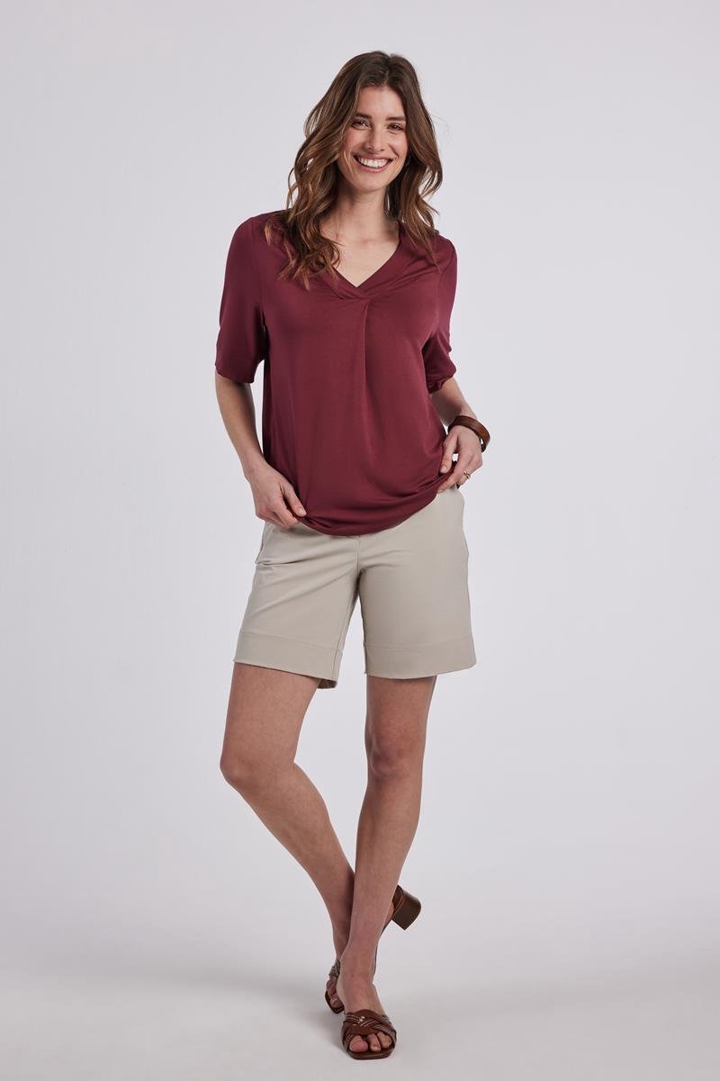 DIDI Dames Loose tee Bacio Burgundy maat 44