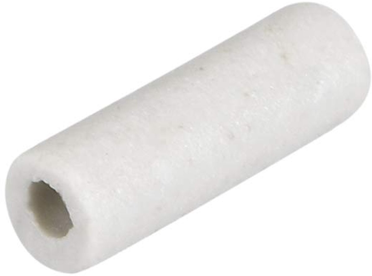 20 stuks keramische isolatiebuis enkele boring porselein isolatiebuis 1 mm diameter