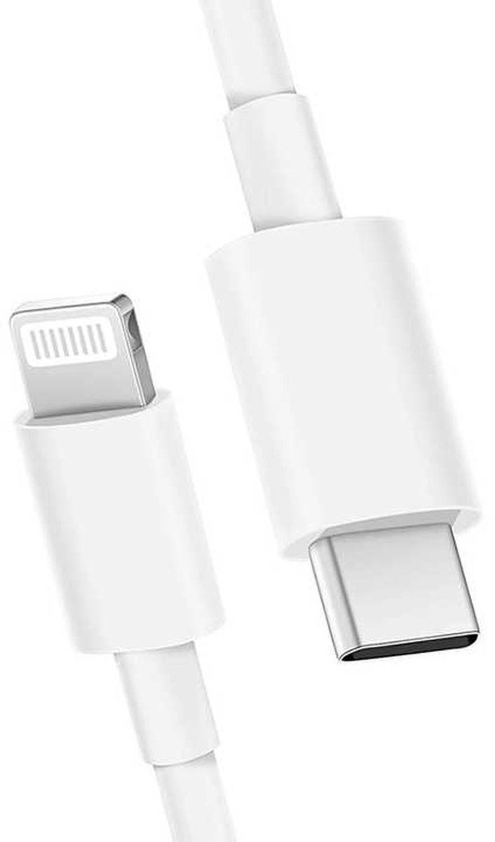 Jumada's USB-C naar Lightning Oplaadkabel - 1 Meter - Geschikt voor iPhone & iPad - Snelladen en Dataoverdracht - Duurzame Kabel