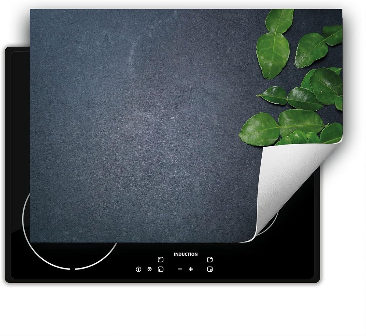 Beschermhoes Inductieplaat 80x52cm Grijs - Hittebestendige en Krasvrije Onderlegger