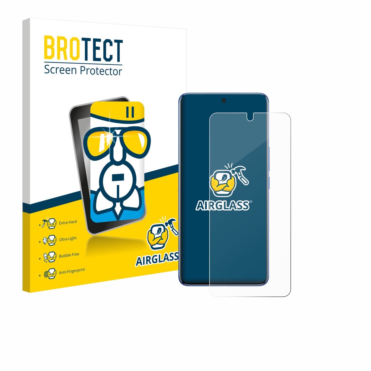 Screenprotector voor Vivo V60 Lite Beschermglas transparant