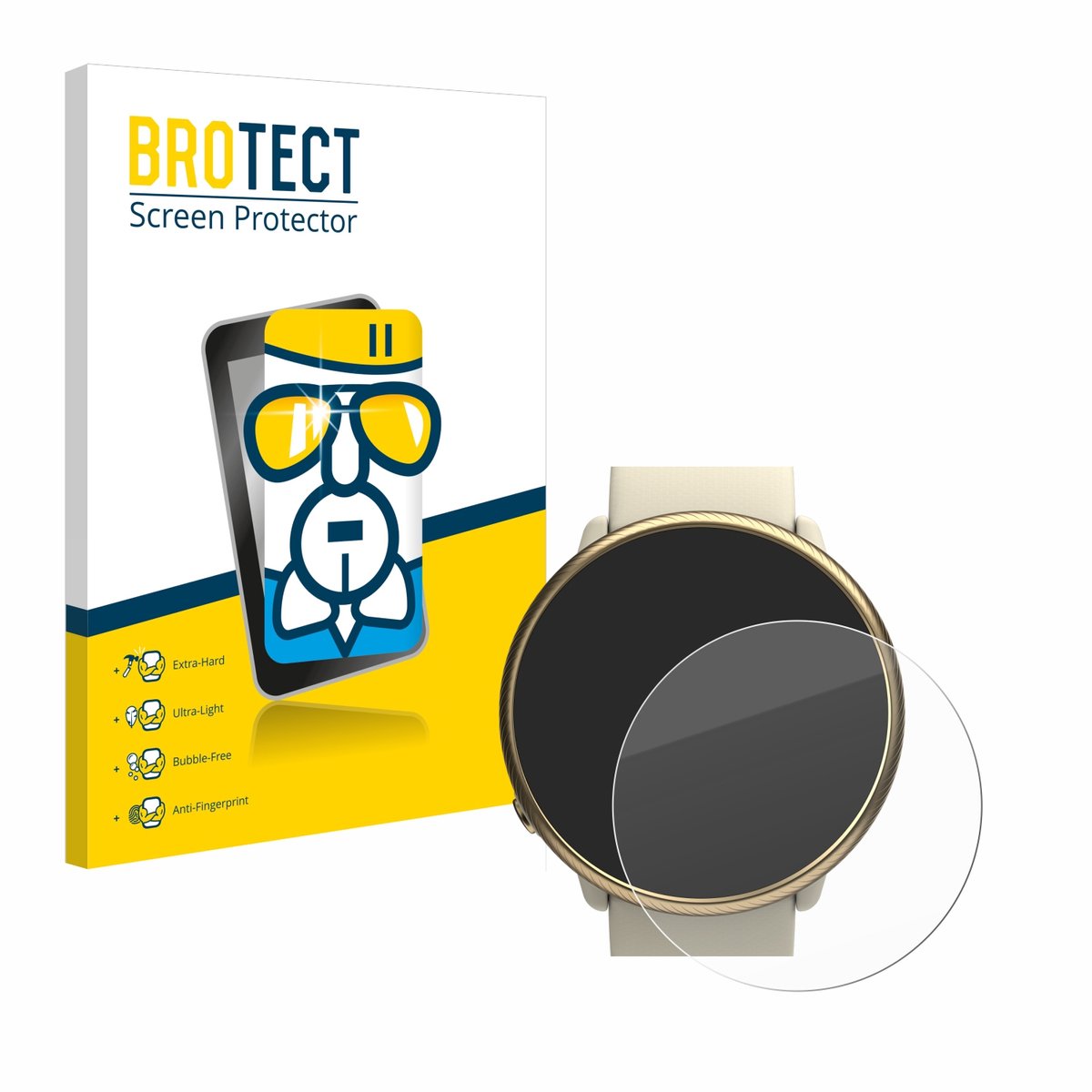 Screenprotector voor Polar Ignite 2 Beschermglas transparant