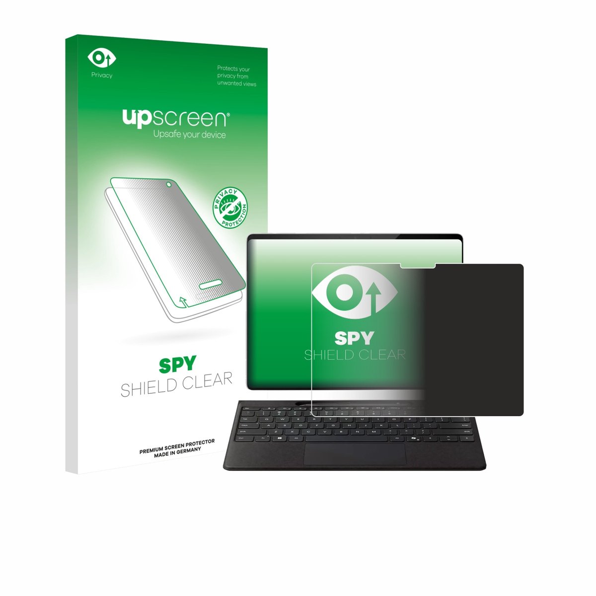 upscreen - privacy screenprotector voor Microsoft Surface Pro Copilot+ 13" - Folie Beschermfolie Blauwlichtfilter